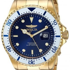 Invicta Pro Diver 23382 Kello Sininen / Kullansävytetty Teräs