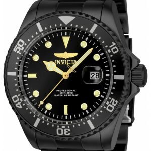 Invicta Pro Diver 23402 Kello Musta / Teräs