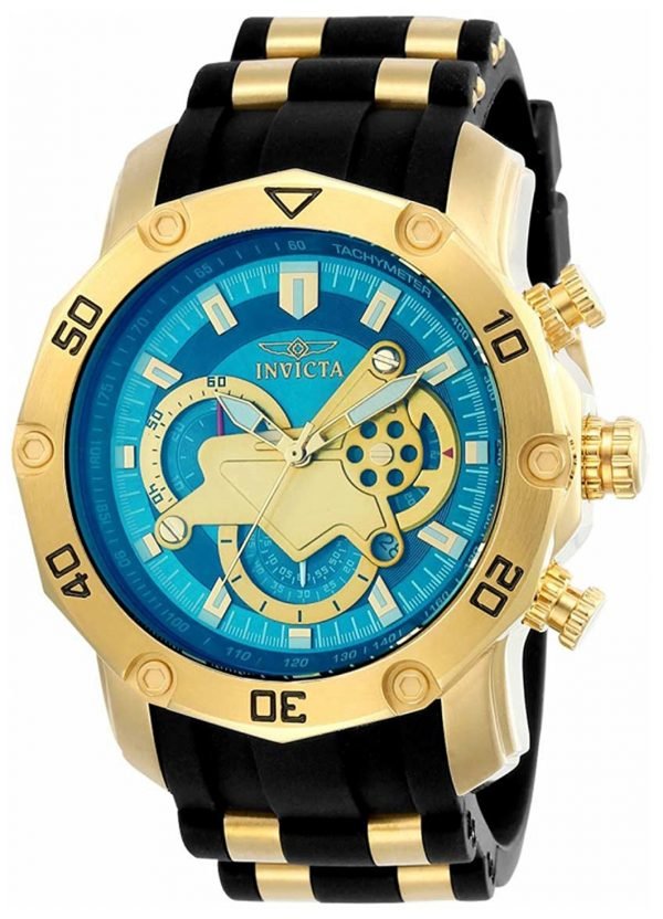 Invicta Pro Diver 23426 Kello Sininen / Kullansävytetty Teräs