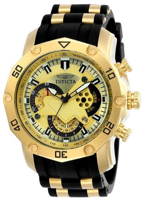 Invicta Pro Diver 23427 Kello Kullattu / Kullansävytetty