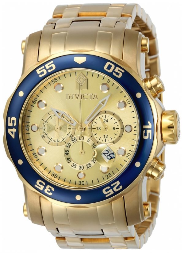 Invicta Pro Diver 23669 Kello Kullattu / Kullansävytetty