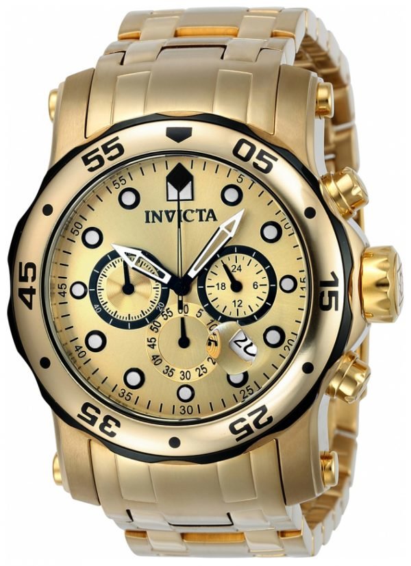 Invicta Pro Diver 23670 Kello Kullattu / Kullansävytetty