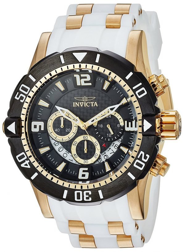 Invicta Pro Diver 23701 Kello Musta / Kullansävytetty Teräs