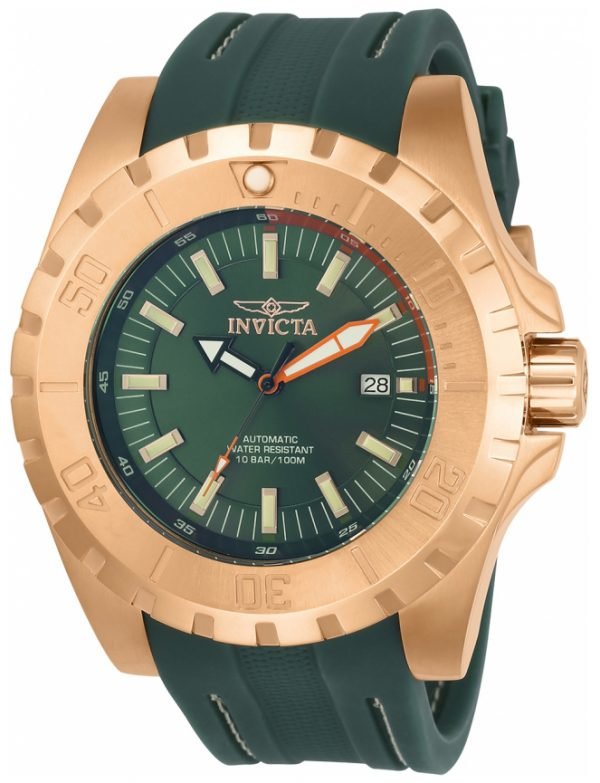 Invicta Pro Diver 23798 Kello Vihreä / Kumi