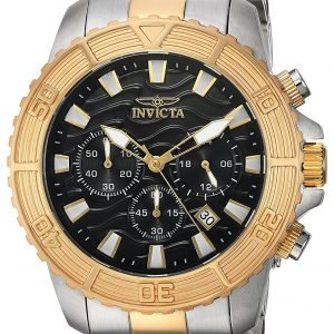 Invicta Pro Diver 24003 Kello Musta / Kullanvärinen Teräs