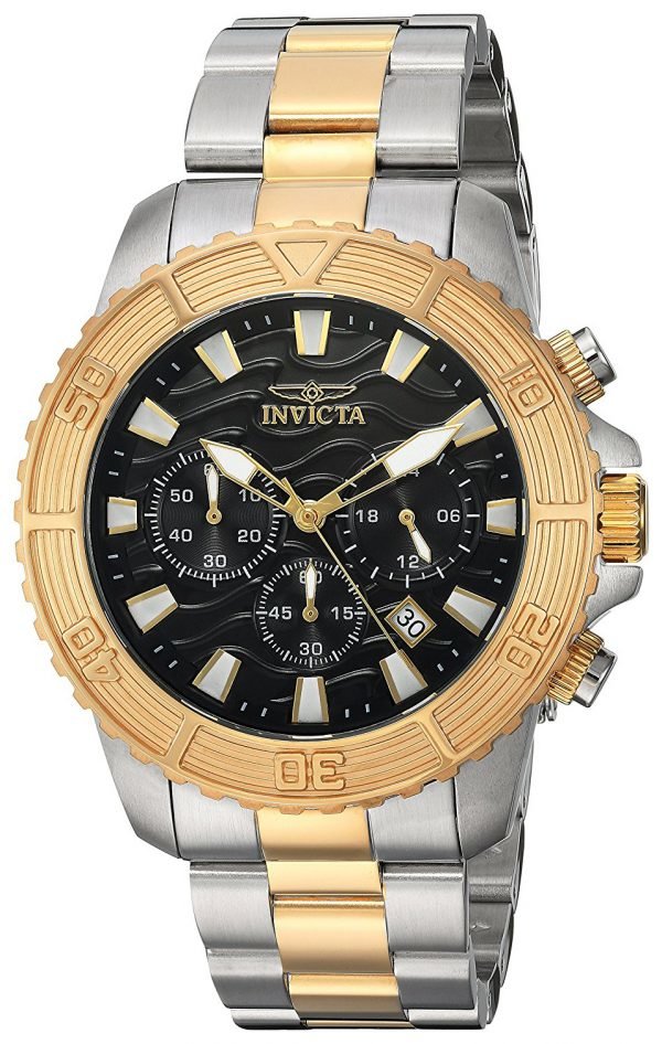 Invicta Pro Diver 24003 Kello Musta / Kullanvärinen Teräs