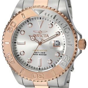 Invicta Pro Diver 24624 Kello Hopea / Punakultasävyinen