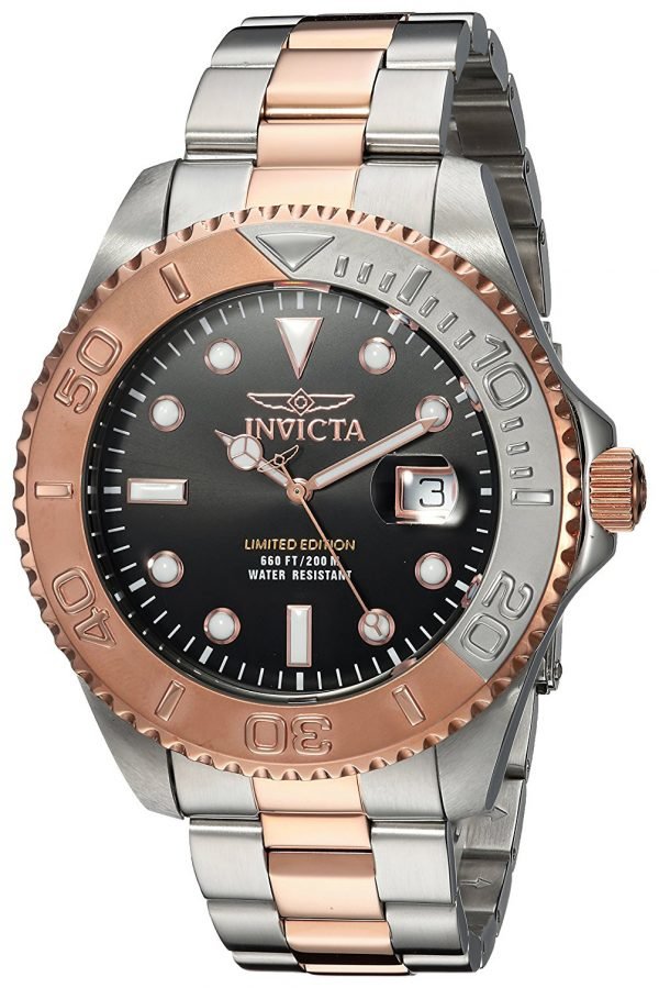 Invicta Pro Diver 24625 Kello Musta / Punakultasävyinen