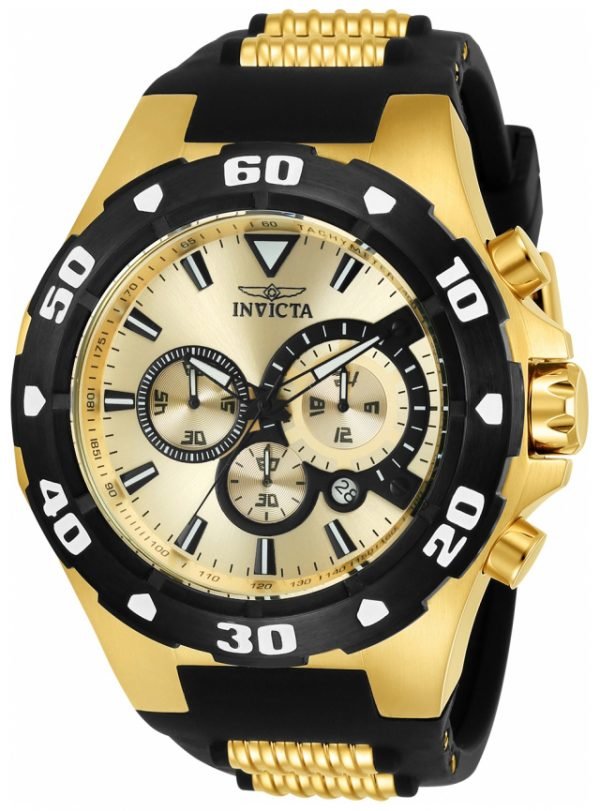 Invicta Pro Diver 24682 Kello Kullattu / Kullansävytetty