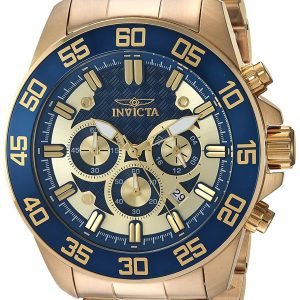 Invicta Pro Diver 24727 Kello Sininen / Punakultasävyinen