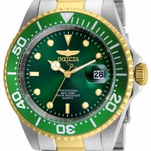 Invicta Pro Diver 24950 Kello Vihreä / Kullansävytetty Teräs