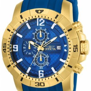 Invicta Pro Diver 24966 Kello Sininen / Kullansävytetty Teräs