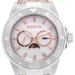 Invicta Pro Diver 24991 Kello Valkoinen / Punakultasävyinen