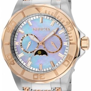 Invicta Pro Diver 24996 Kello Valkoinen / Punakultasävyinen