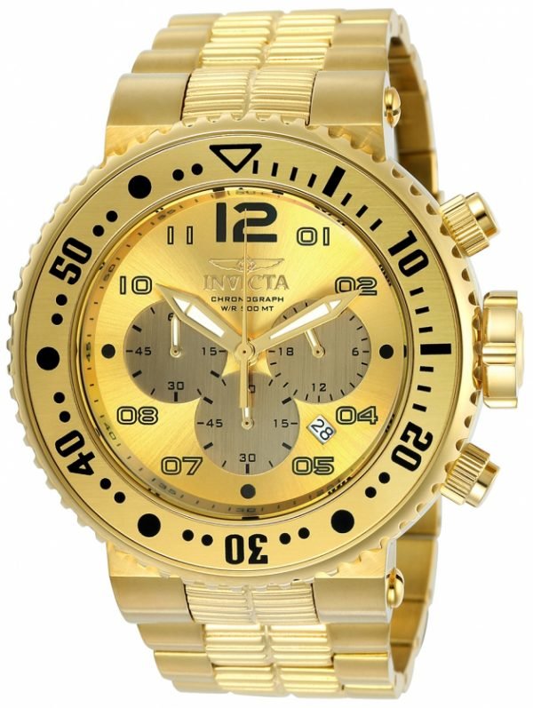 Invicta Pro Diver 25076 Kello Kullattu / Kullansävytetty