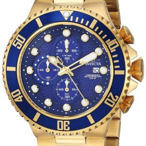 Invicta Pro Diver 25297 Kello Sininen / Kullansävytetty Teräs