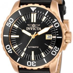 Invicta Pro Diver 25642 Kello Musta / Nahka