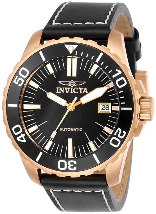 Invicta Pro Diver 25642 Kello Musta / Nahka