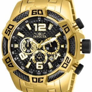 Invicta Pro Diver 25853 Kello Musta / Kullansävytetty Teräs