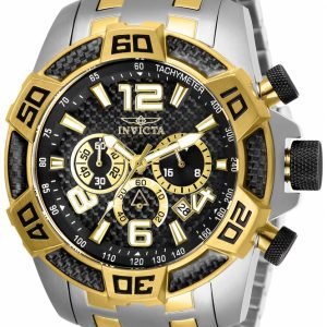 Invicta Pro Diver 25856 Kello Musta / Kullansävytetty Teräs