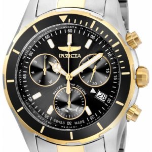 Invicta Pro Diver 26057 Kello Musta / Kullansävytetty Teräs