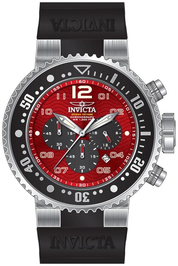 Invicta Pro Diver 26734 Kello Punainen / Kumi