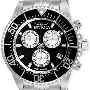 Invicta Pro Diver 26846 Kello Musta / Teräs