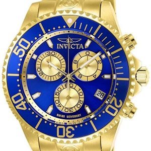 Invicta Pro Diver 26849 Kello Sininen / Kullansävytetty Teräs