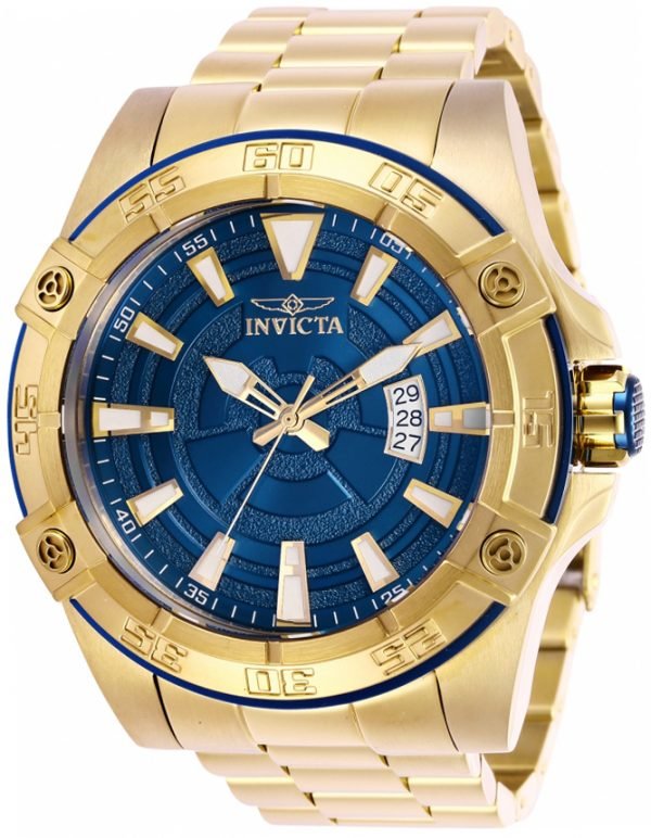 Invicta Pro Diver 27011 Kello Sininen / Kullansävytetty Teräs