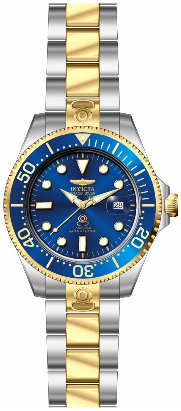 Invicta Pro Diver 27613 Kello Sininen / Kullansävytetty Teräs