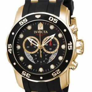 Invicta Pro Diver 6981 Kello Musta / Kullansävytetty Teräs