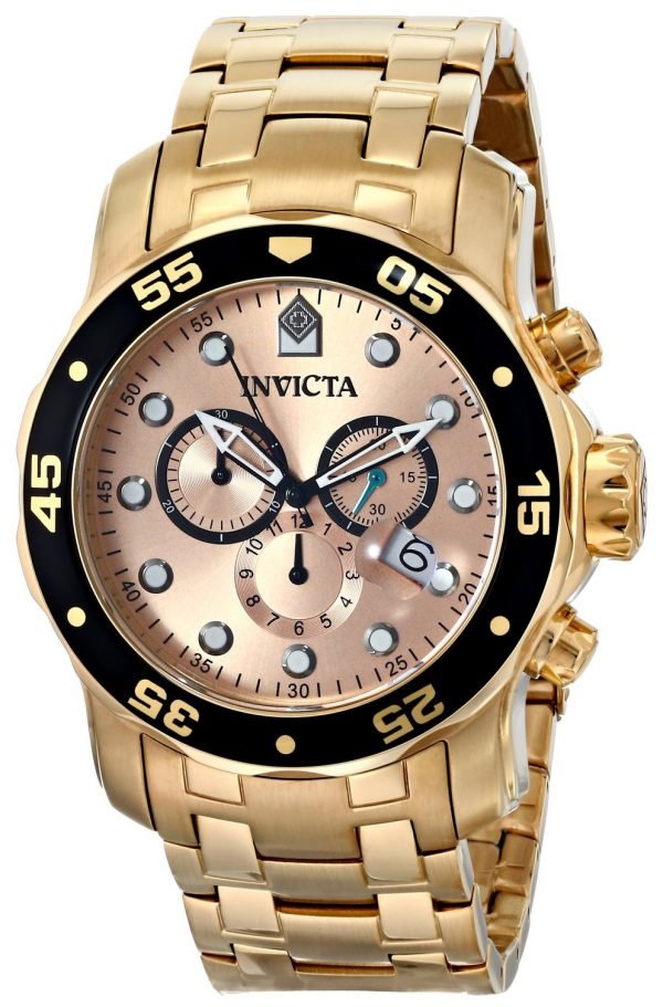 Invicta Pro Diver 80063 Kello Punakultaa / Kullansävytetty