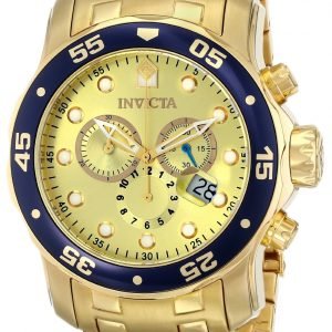 Invicta Pro Diver 80068 Kello Samppanja / Kullansävytetty