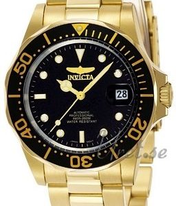 Invicta Pro Diver 8929 Kello Musta / Kullansävytetty Teräs