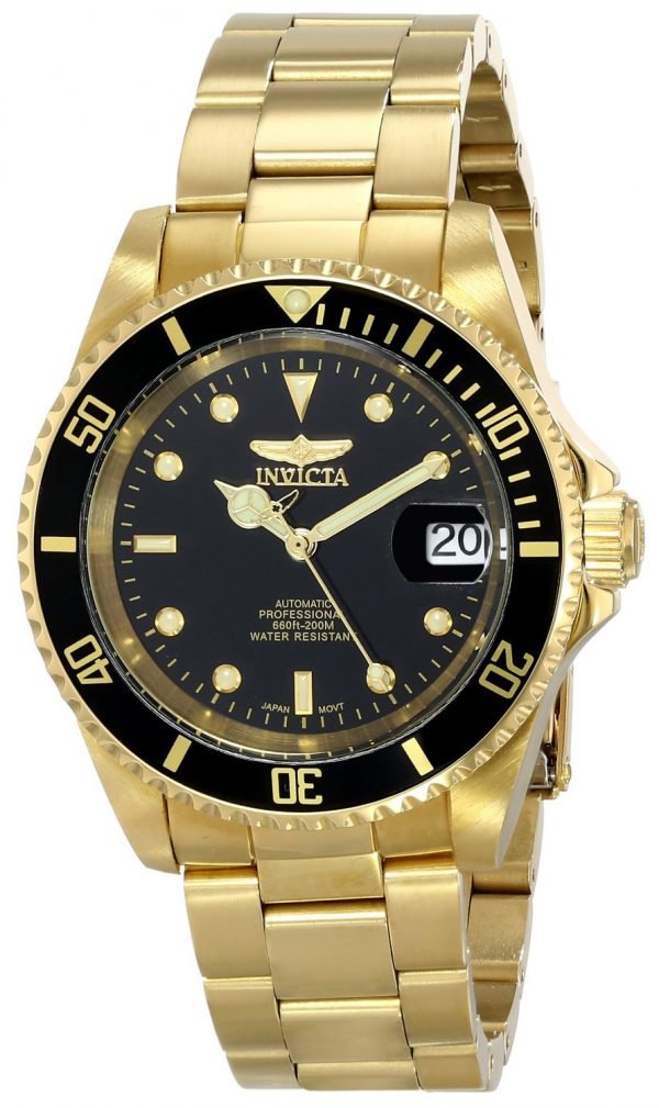 Invicta Pro Diver 8929ob Kello Musta / Kullansävytetty Teräs