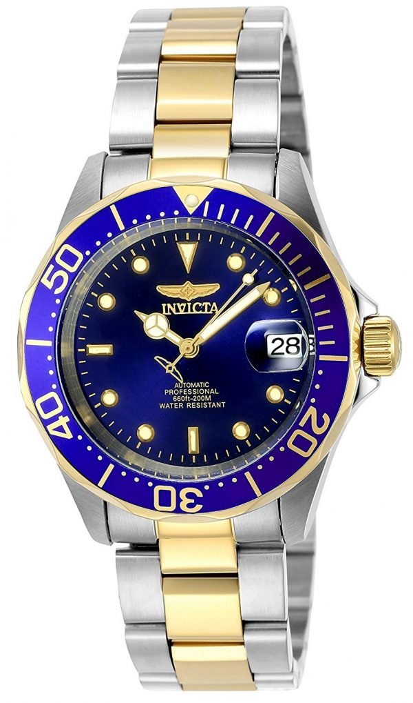 Invicta Pro Diver 8942 Kello Sininen / Kullansävytetty Teräs