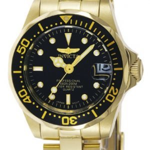 Invicta Pro Diver 8943 Kello Musta / Kullansävytetty Teräs