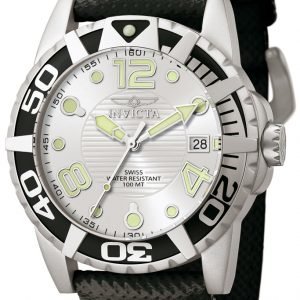 Invicta Pro Diver Aluminium 7245 Kello Hopea / Tekstiili