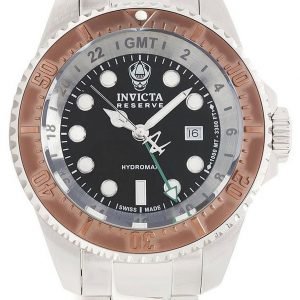 Invicta Reserve 16972 Kello Musta / Teräs