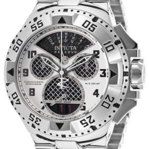 Invicta Reserve 17468 Kello Hopea / Teräs