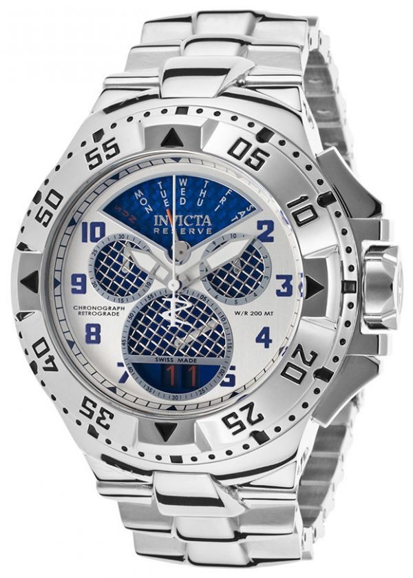 Invicta Reserve 17469 Kello Hopea / Teräs