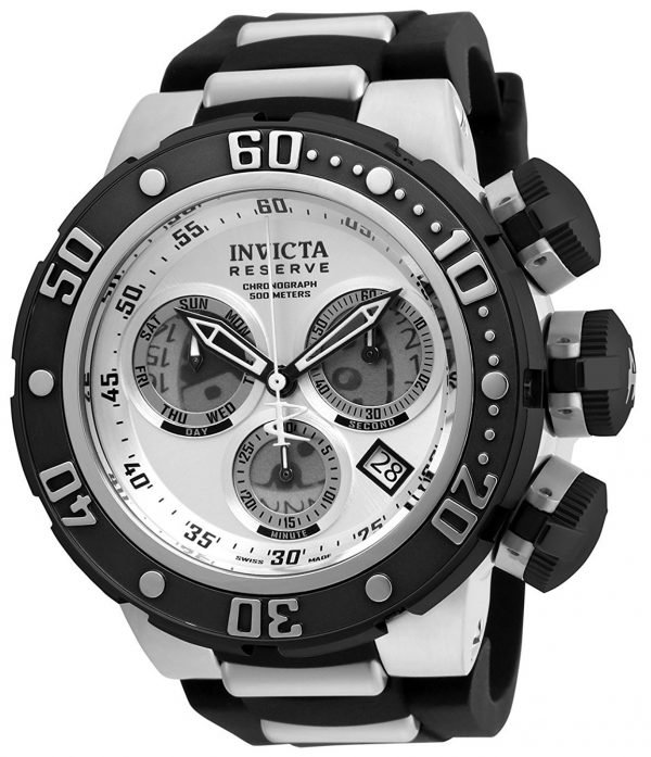 Invicta Reserve 21640 Kello Hopea / Teräs