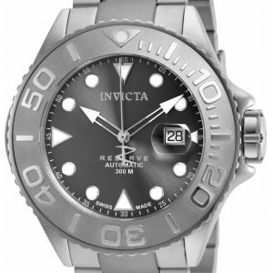 Invicta Reserve 22859 Kello Musta / Teräs