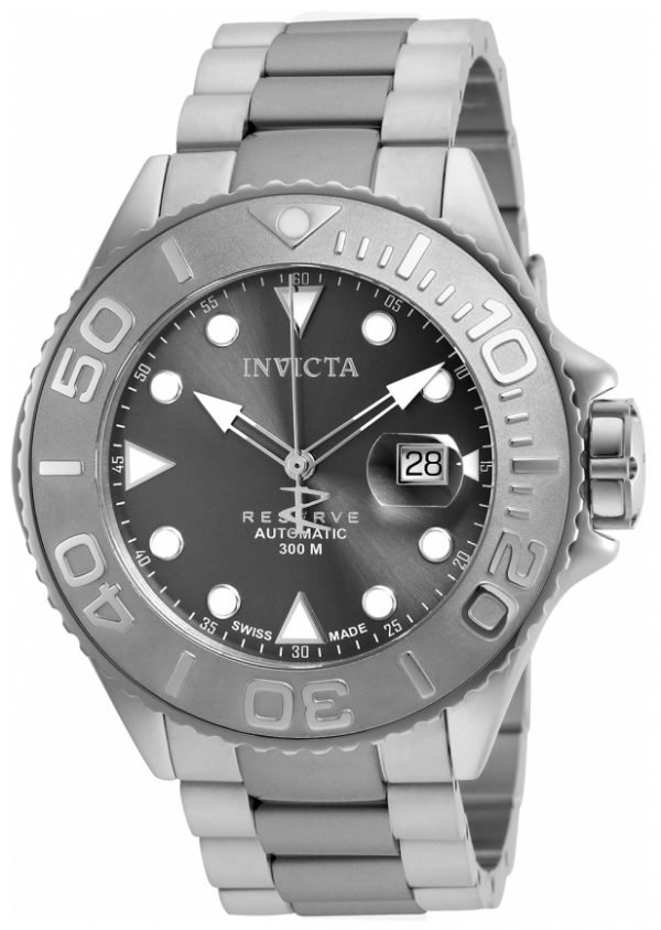 Invicta Reserve 22859 Kello Musta / Teräs