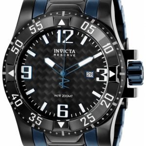 Invicta Reserve 25065 Kello Musta / Teräs