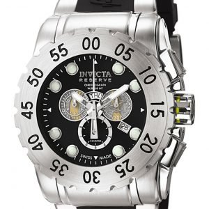 Invicta Reserve 6653 Kello Musta / Teräs