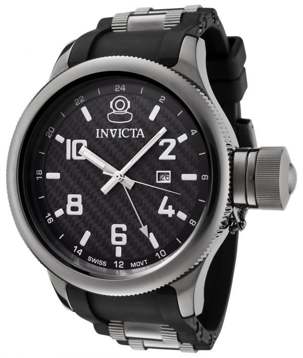 Invicta Russian Diver 0060 Kello Musta / Teräs