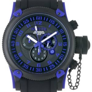 Invicta Russian Diver 0518 Kello Musta / Teräs