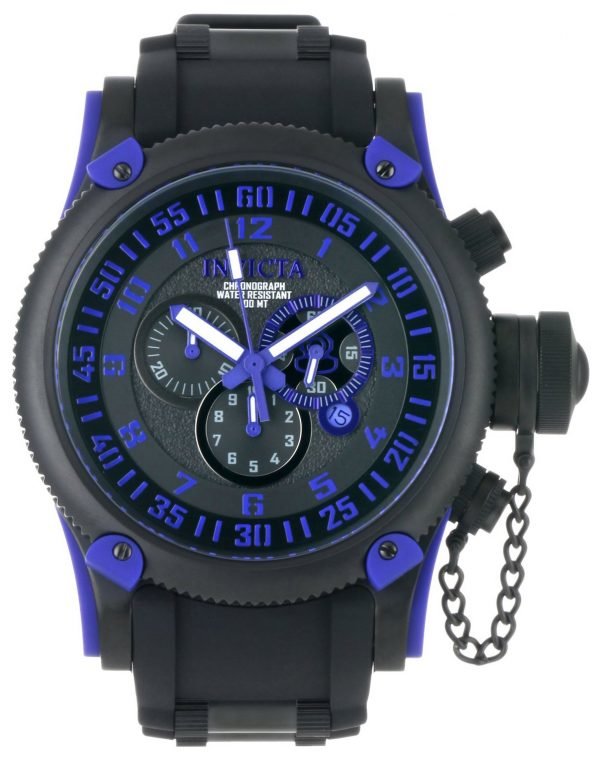 Invicta Russian Diver 0518 Kello Musta / Teräs