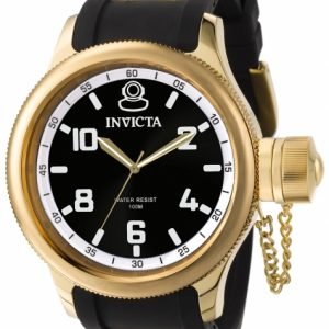 Invicta Russian Diver 1436 Kello Musta / Kullanvärinen Teräs